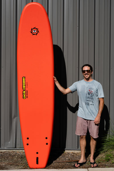 9'0" Liquid Shredder EZ-Slider - Red