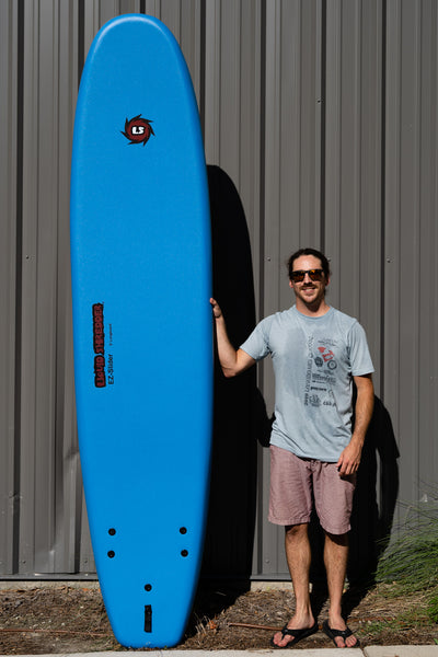 9'0" Liquid Shredder EZ-Slider - Blue