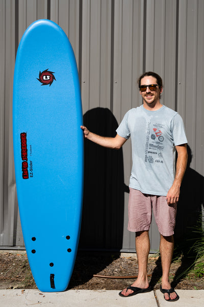 7'0" Liquid Shredder EZ-Slider - Blue