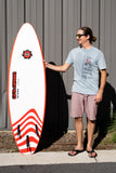 6'0" Liquid Shredder EZ-Slider - Red