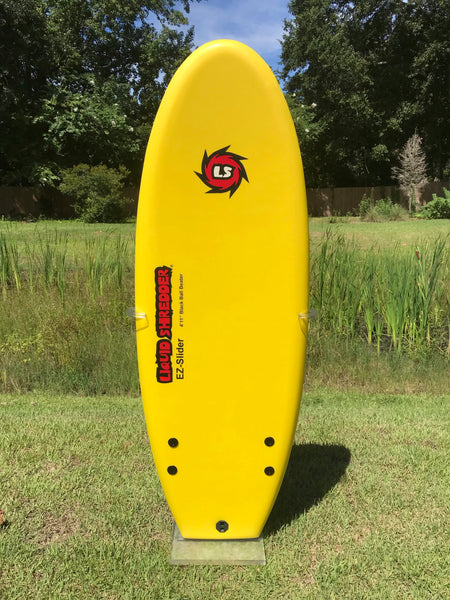 4'11" Liquid Shredder Black Ball Beater - Yellow